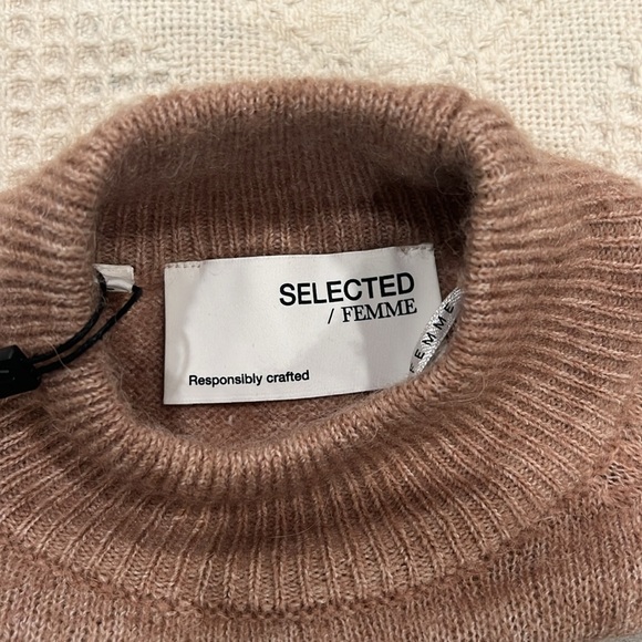 Warm winter knit sweater! Alpaca wool blend! - Picture 5 of 9